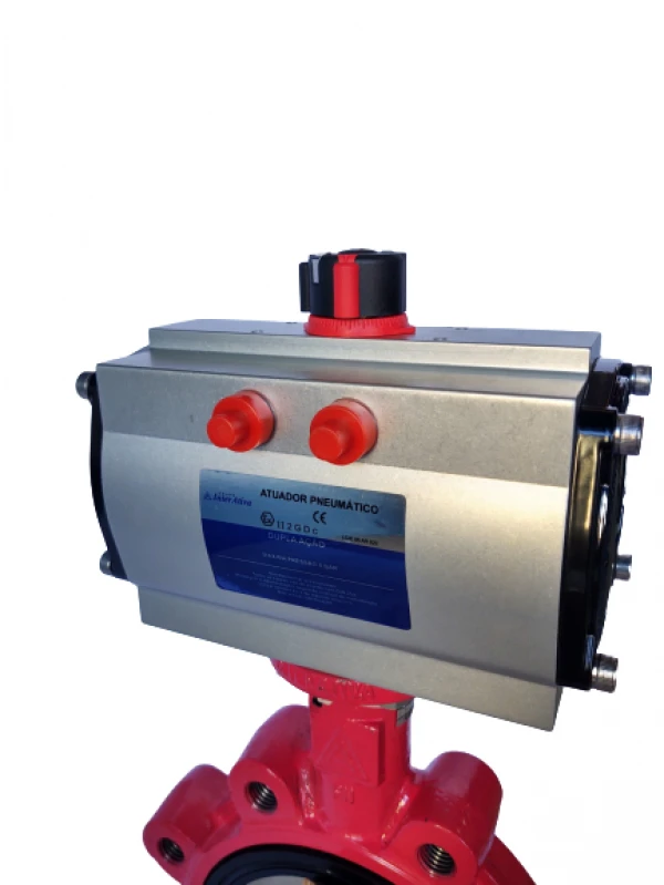 atuador pneumático rotativo