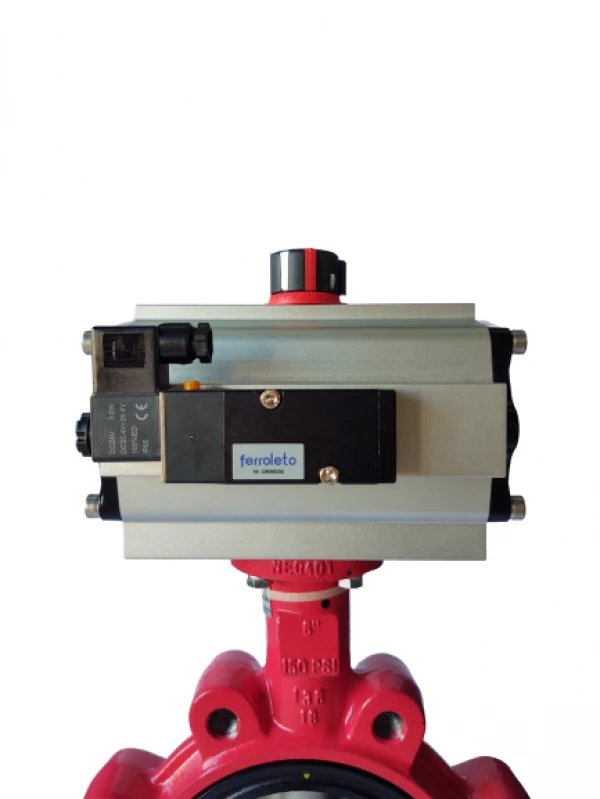 válvula borboleta automática