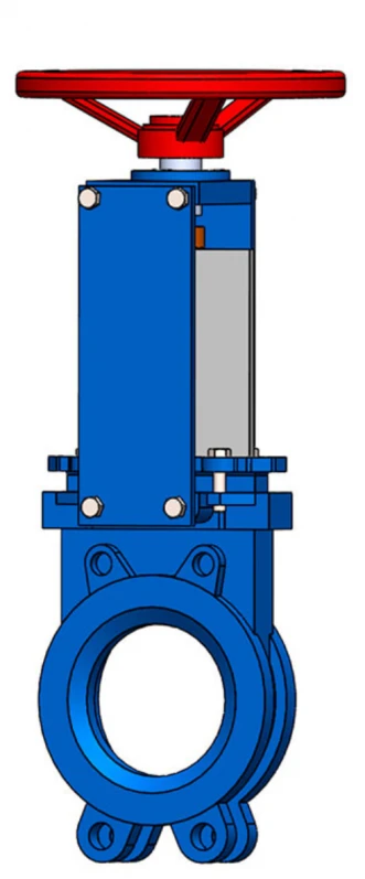 válvula guilhotina tipo wafer